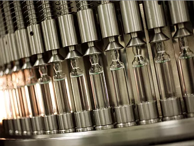 biologic product vials during manufacturing